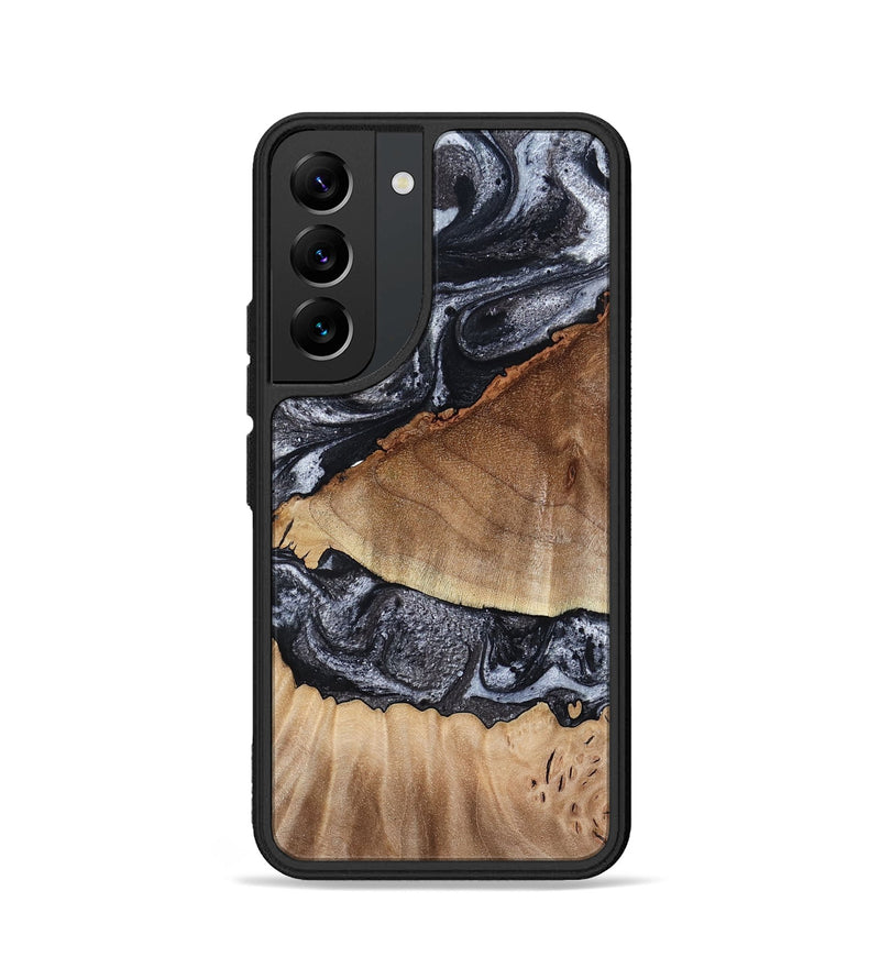 Galaxy S22 Wood Phone Case - Alta (Black & White, 791029)