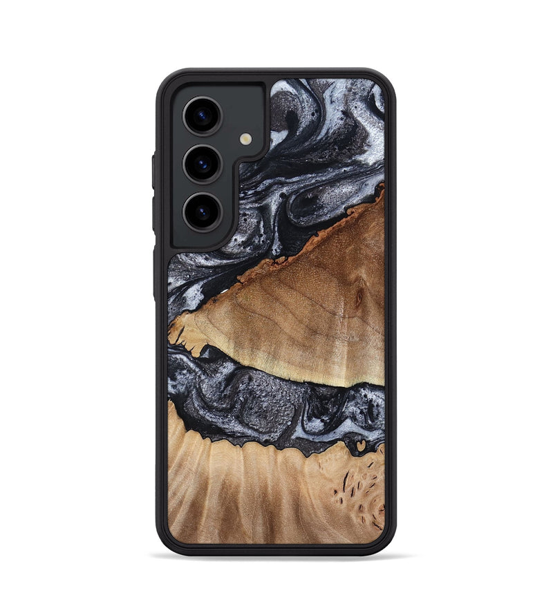 Galaxy S24 Wood Phone Case - Alta (Black & White, 791029)