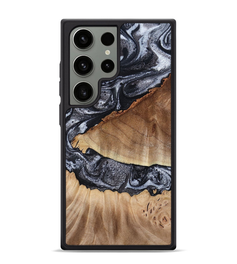 Galaxy S24 Ultra Wood Phone Case - Alta (Black & White, 791029)