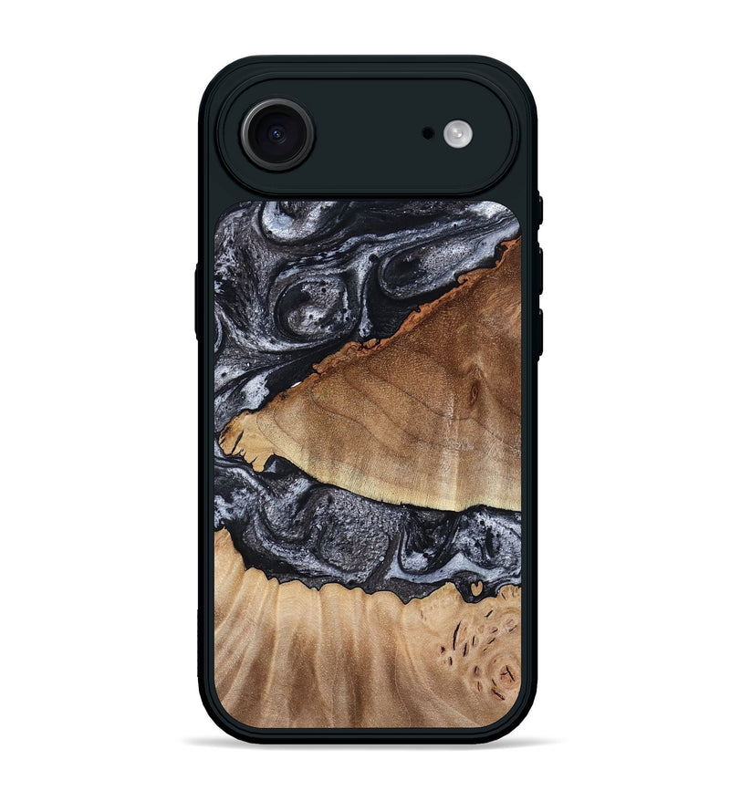 iPhone 17 Air Wood Phone Case - Alta (Black & White, 791029)