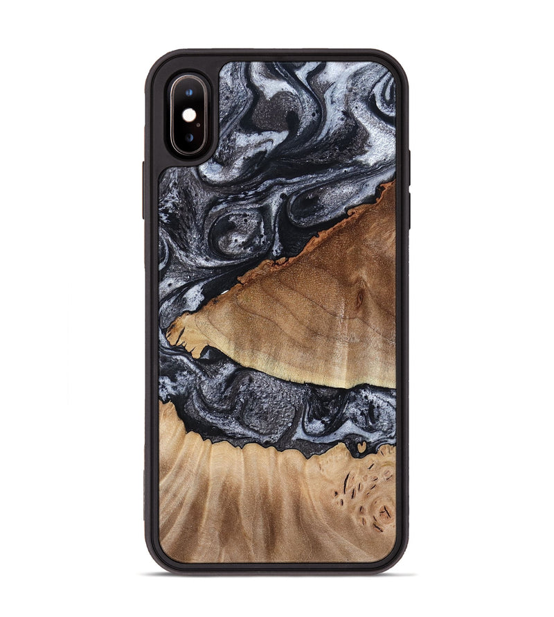 iPhone Xs Max Wood Phone Case - Alta (Black & White, 791029)