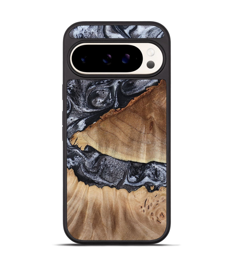 Pixel 9 Pro Wood Phone Case - Alta (Black & White, 791029)