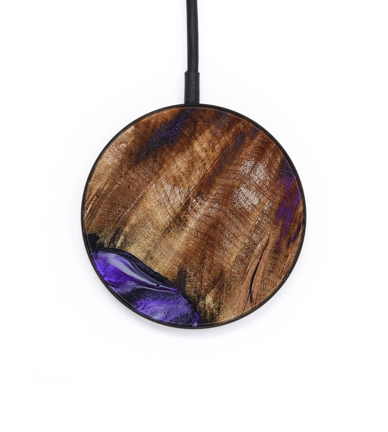 Circle Wood Wireless Charger - Allan (Purple, 791048)