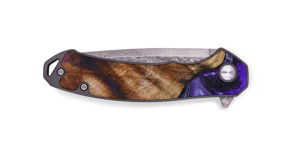 EDC Wood Pocket Knife - Allan (Purple, 791048)