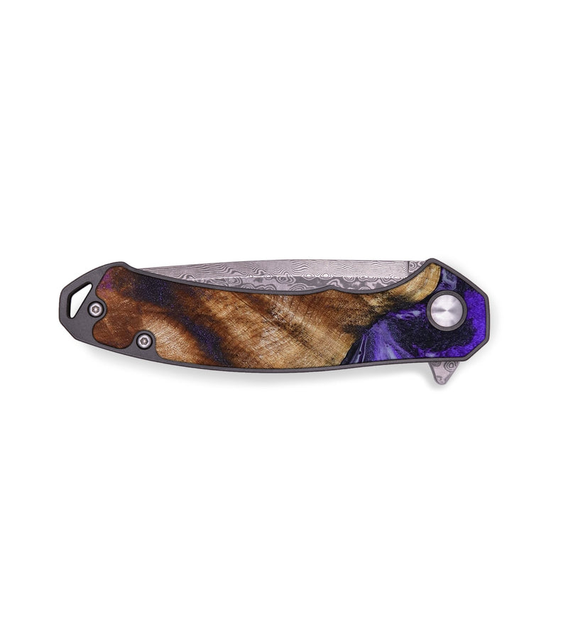EDC Wood Pocket Knife - Allan (Purple, 791048)