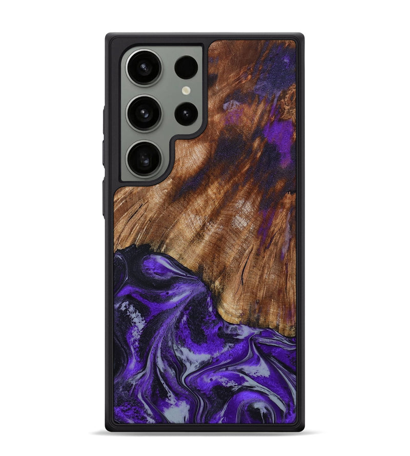 Galaxy S24 Ultra Wood Phone Case - Allan (Purple, 791048)