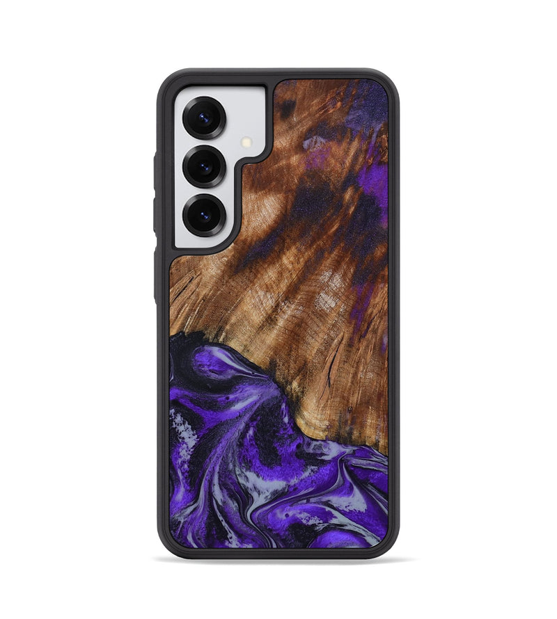 Galaxy S25 Wood Phone Case - Allan (Purple, 791048)