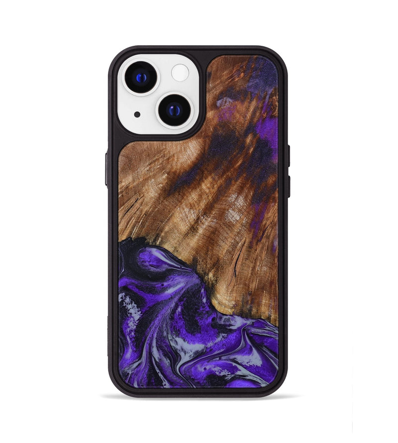 iPhone 13 Wood Phone Case - Allan (Purple, 791048)