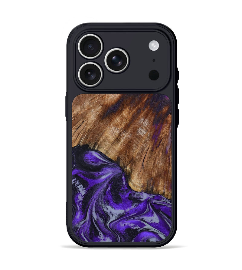 iPhone 17 Pro Wood Phone Case - Allan (Purple, 791048)
