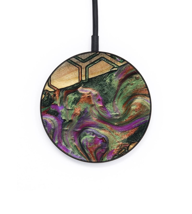 Circle Wood Wireless Charger - Jaelyn (Pattern, 791077)