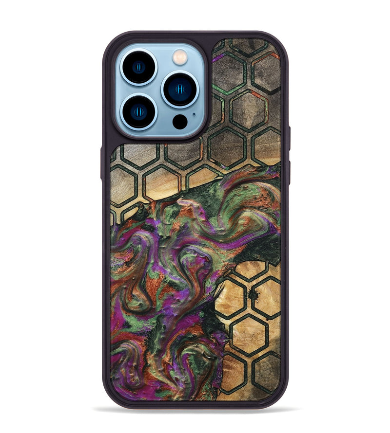 iPhone 14 Pro Max Wood Phone Case - Jaelyn (Pattern, 791077)