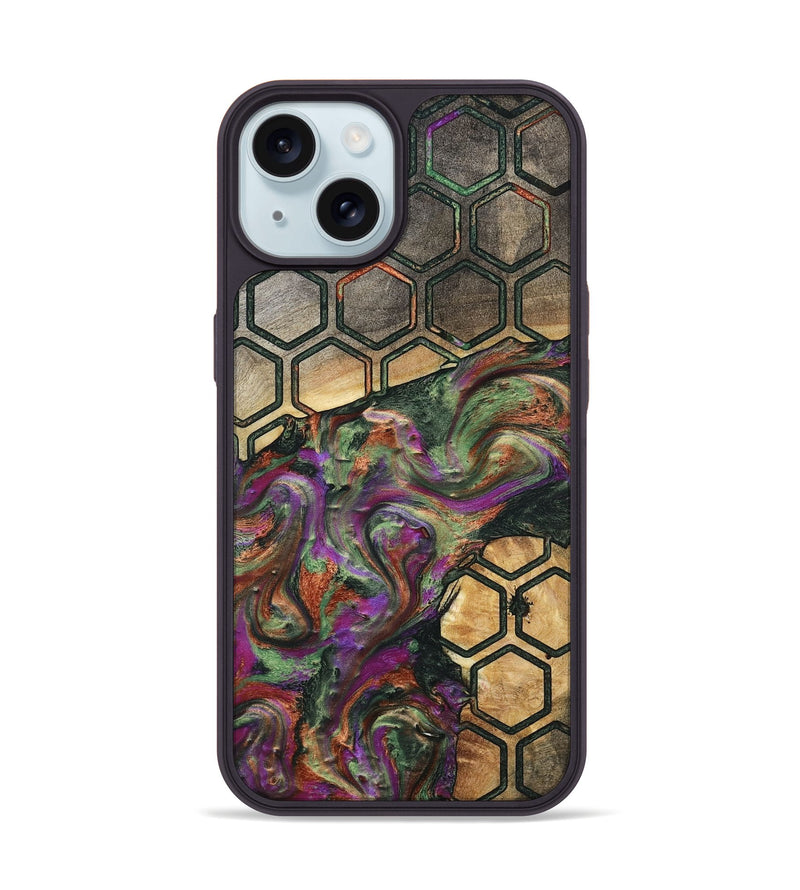 iPhone 15 Wood Phone Case - Jaelyn (Pattern, 791077)