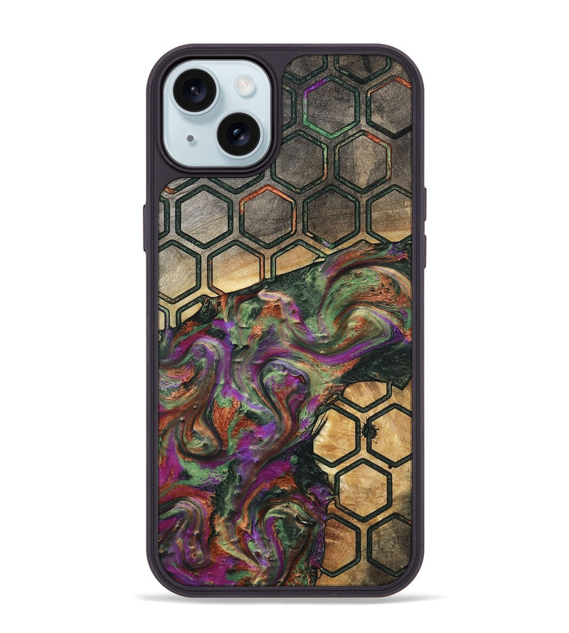 iPhone 15 Plus Wood Phone Case - Jaelyn (Pattern, 791077)