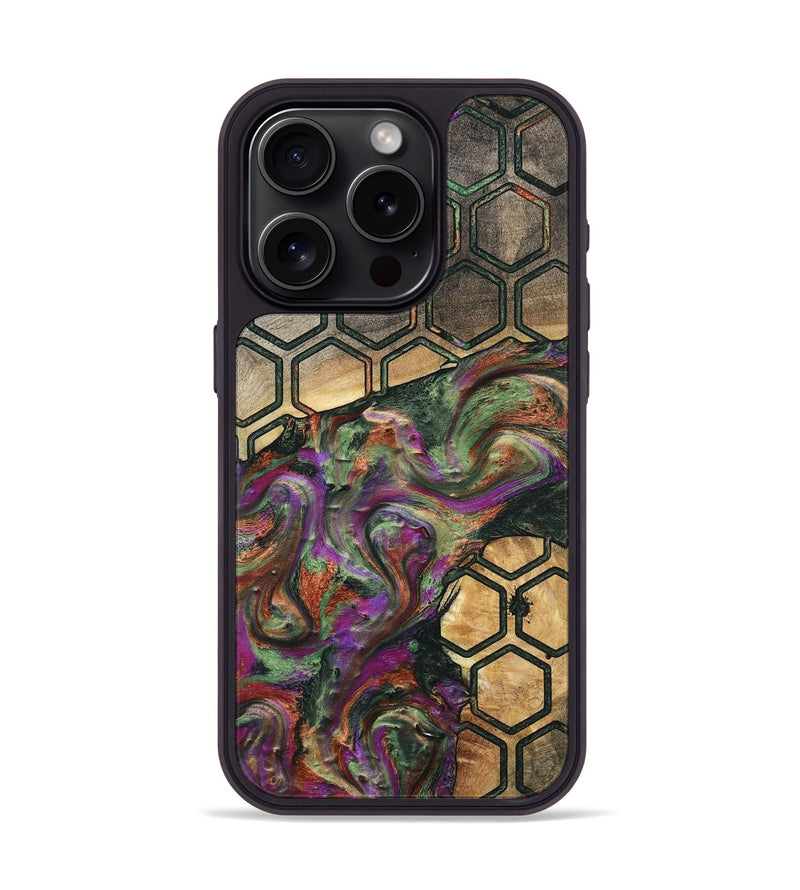 iPhone 15 Pro Wood Phone Case - Jaelyn (Pattern, 791077)