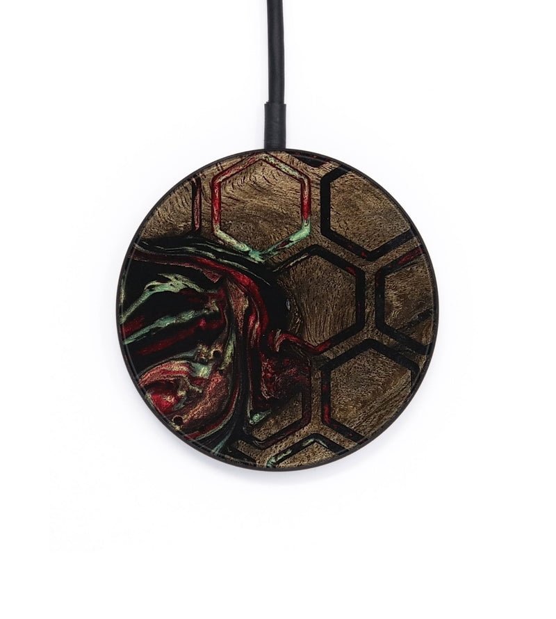 Circle Wood Wireless Charger - Timothy (Pattern, 791086)