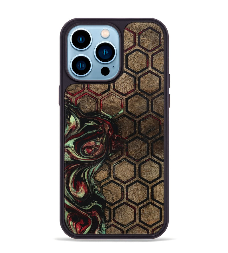 iPhone 14 Pro Max Wood Phone Case - Timothy (Pattern, 791086)