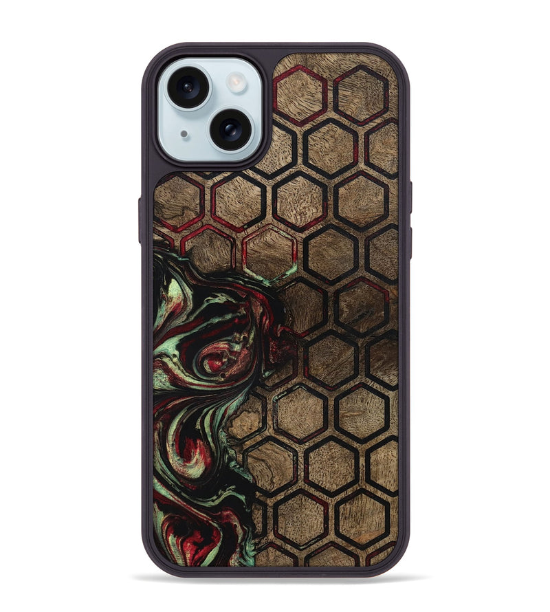 iPhone 15 Plus Wood Phone Case - Timothy (Pattern, 791086)