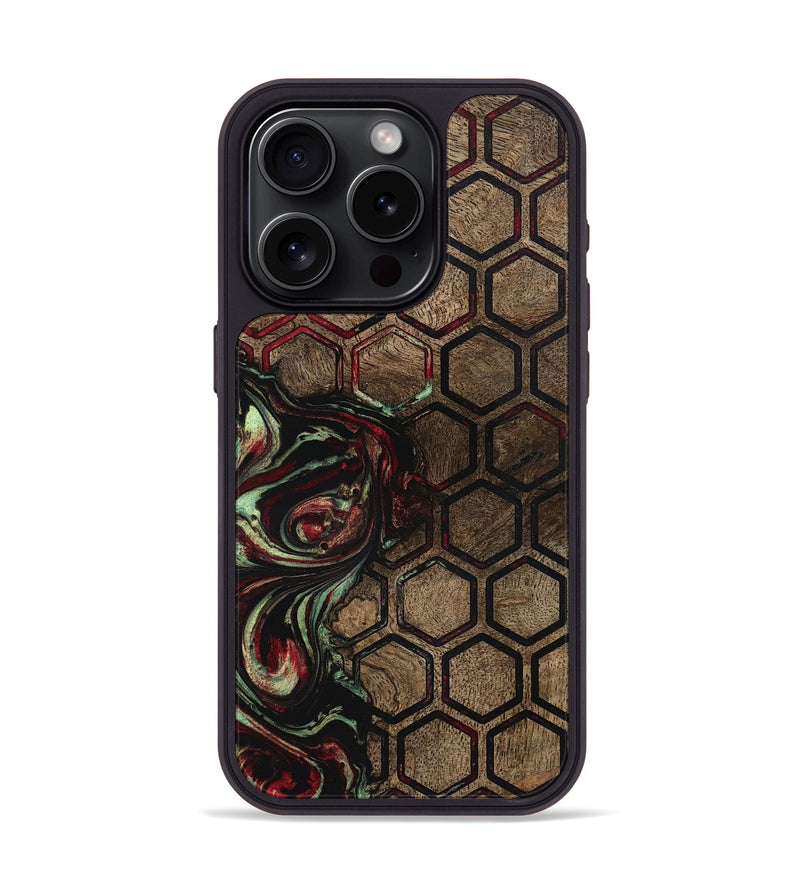 iPhone 15 Pro Wood Phone Case - Timothy (Pattern, 791086)