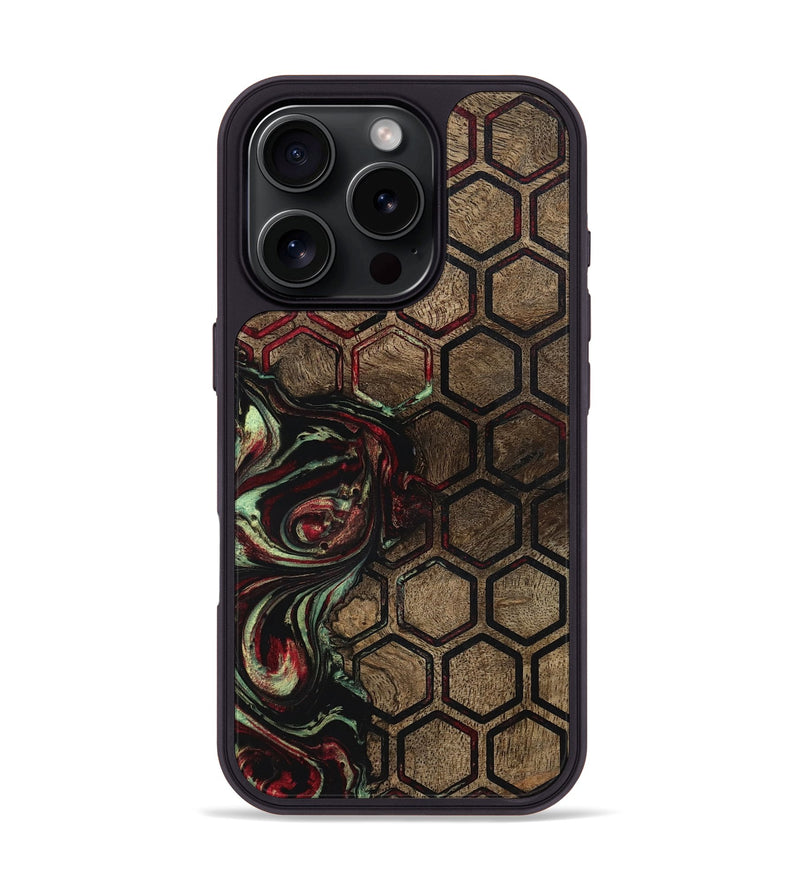 iPhone 16 Pro Wood Phone Case - Timothy (Pattern, 791086)