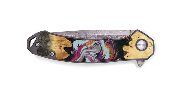 EDC Wood Pocket Knife - Kai (Green, 791097)