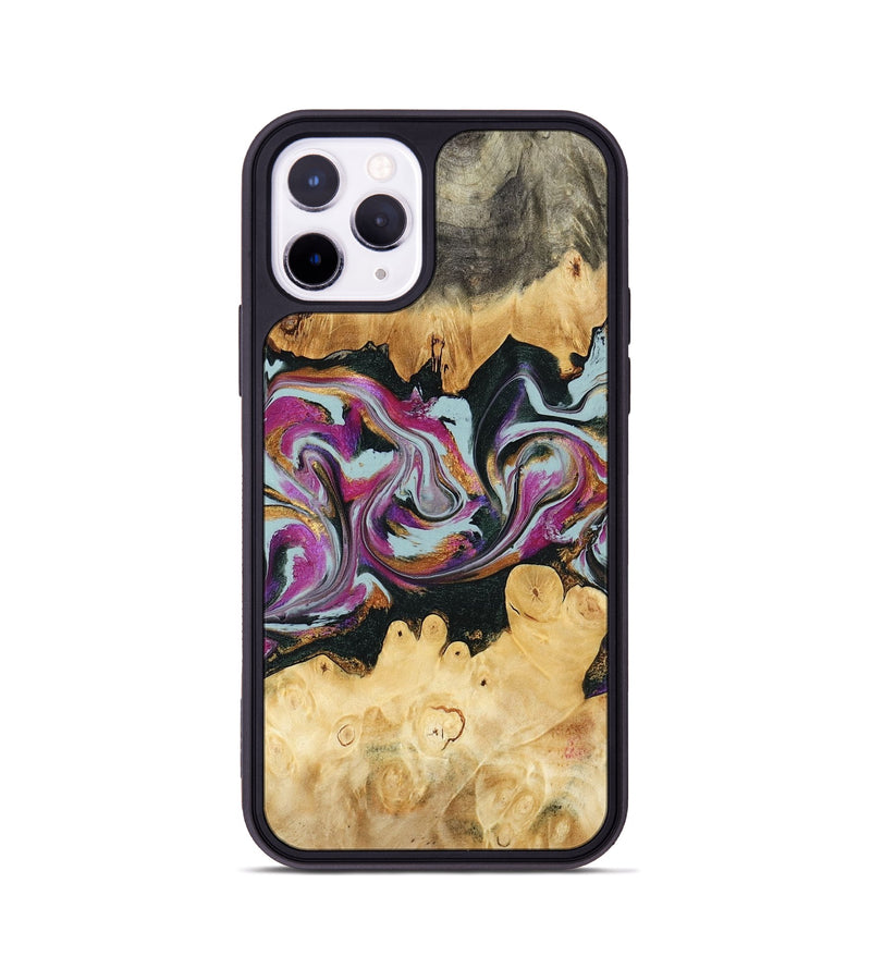 iPhone 11 Pro Wood Phone Case - Kai (Green, 791097)
