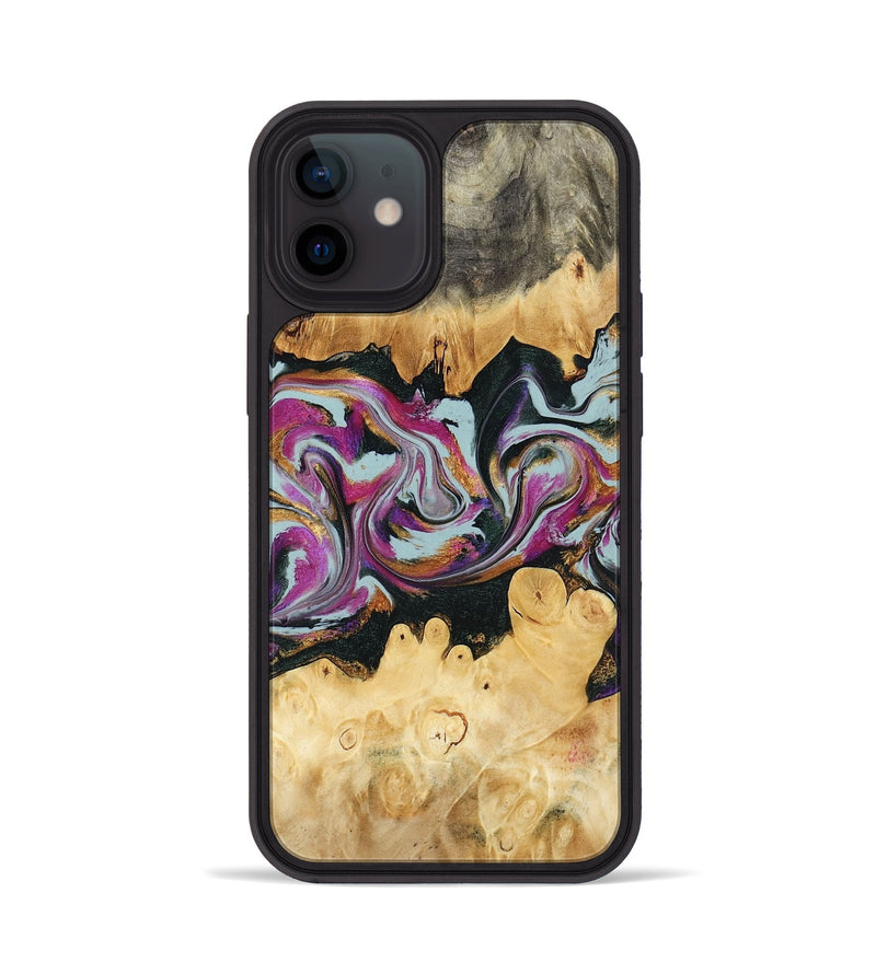 iPhone 12 Wood Phone Case - Kai (Green, 791097)