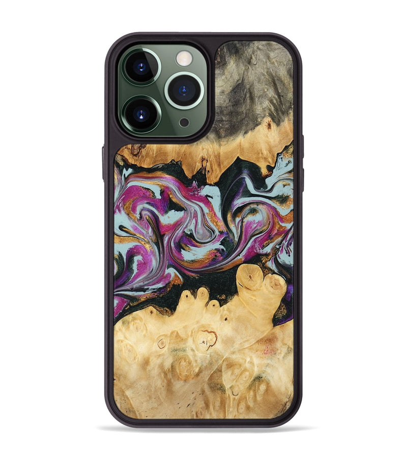 iPhone 13 Pro Max Wood Phone Case - Kai (Green, 791097)