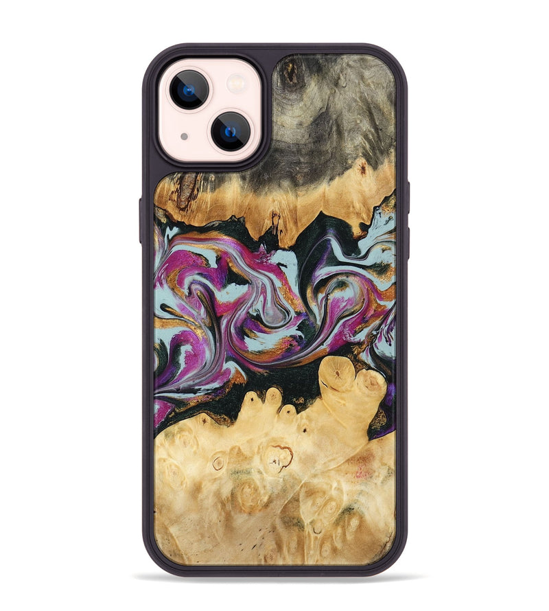 iPhone 14 Plus Wood Phone Case - Kai (Green, 791097)