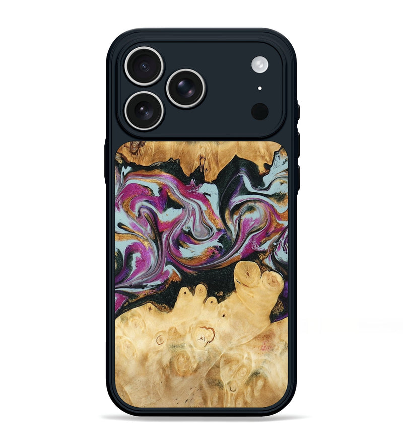 iPhone 17 Pro Max Wood Phone Case - Kai (Green, 791097)