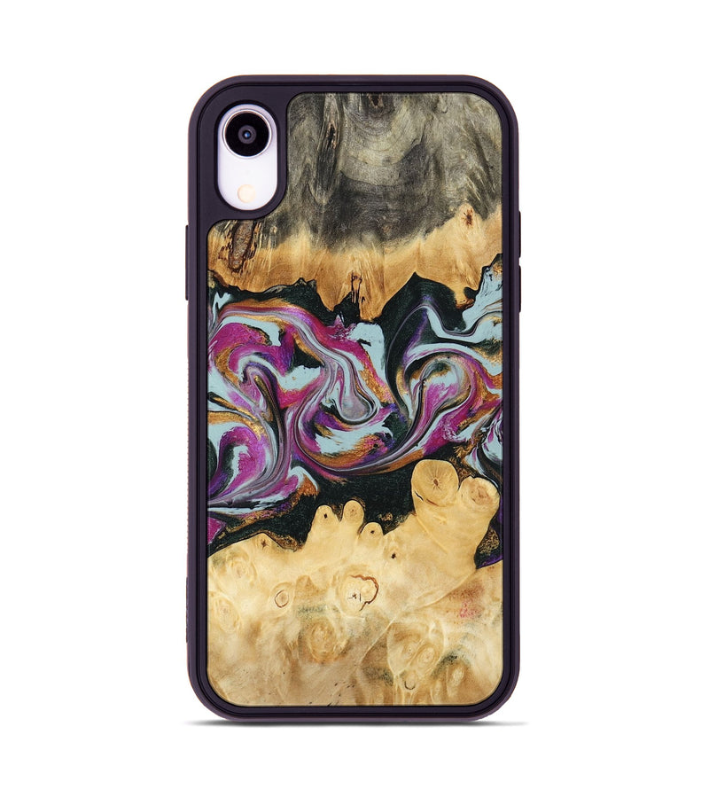 iPhone Xr Wood Phone Case - Kai (Green, 791097)