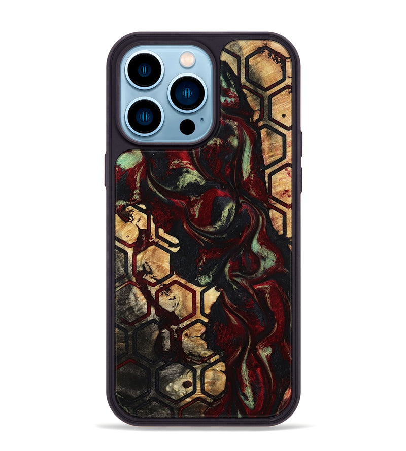 iPhone 14 Pro Max Wood Phone Case - Elbert (Pattern, 791101)