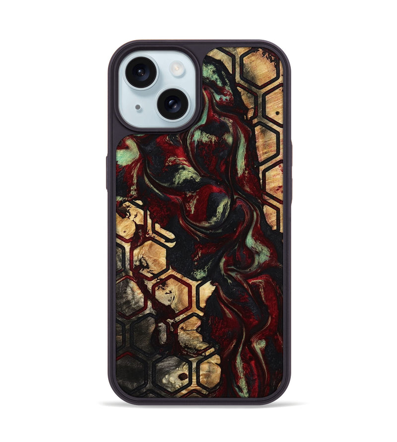 iPhone 15 Wood Phone Case - Elbert (Pattern, 791101)