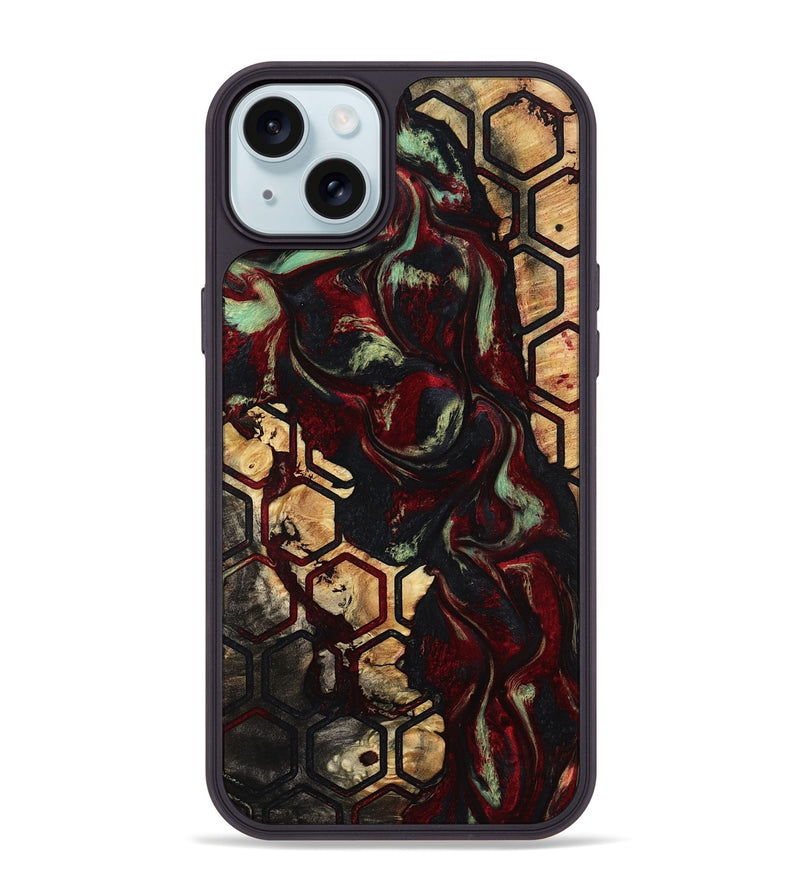 iPhone 15 Plus Wood Phone Case - Elbert (Pattern, 791101)