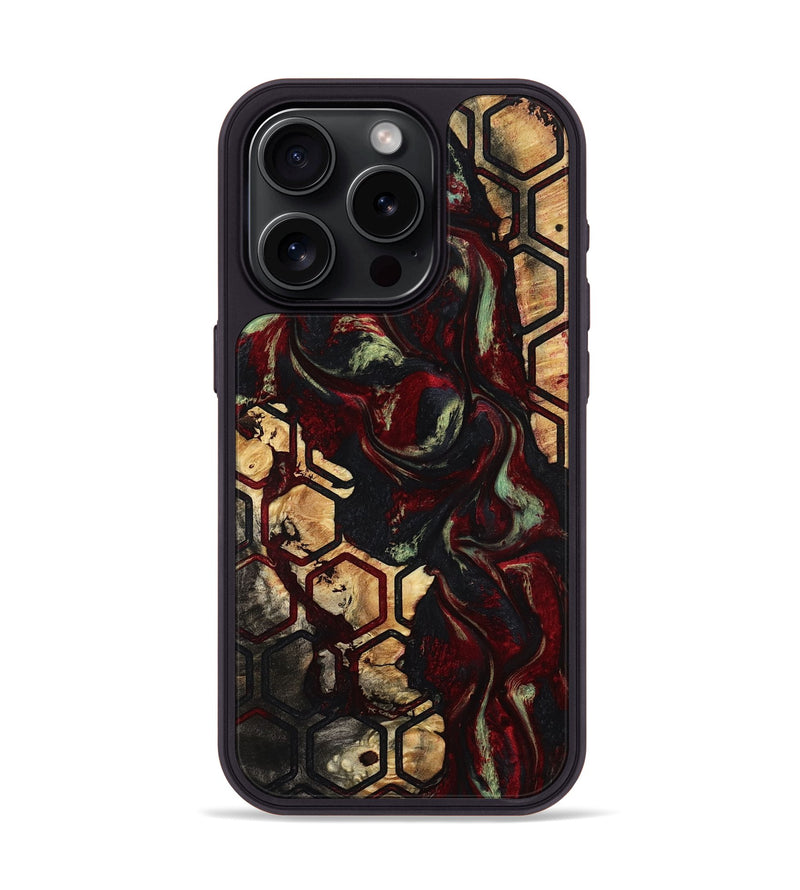 iPhone 15 Pro Wood Phone Case - Elbert (Pattern, 791101)