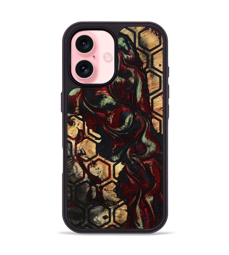 iPhone 16 Wood Phone Case - Elbert (Pattern, 791101)
