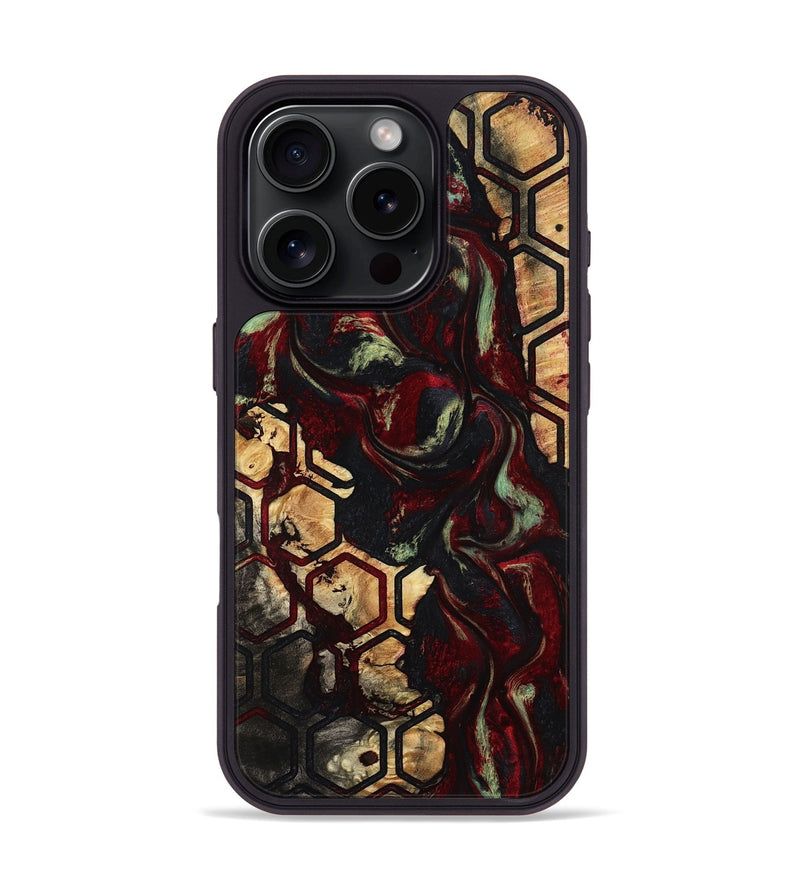 iPhone 16 Pro Wood Phone Case - Elbert (Pattern, 791101)