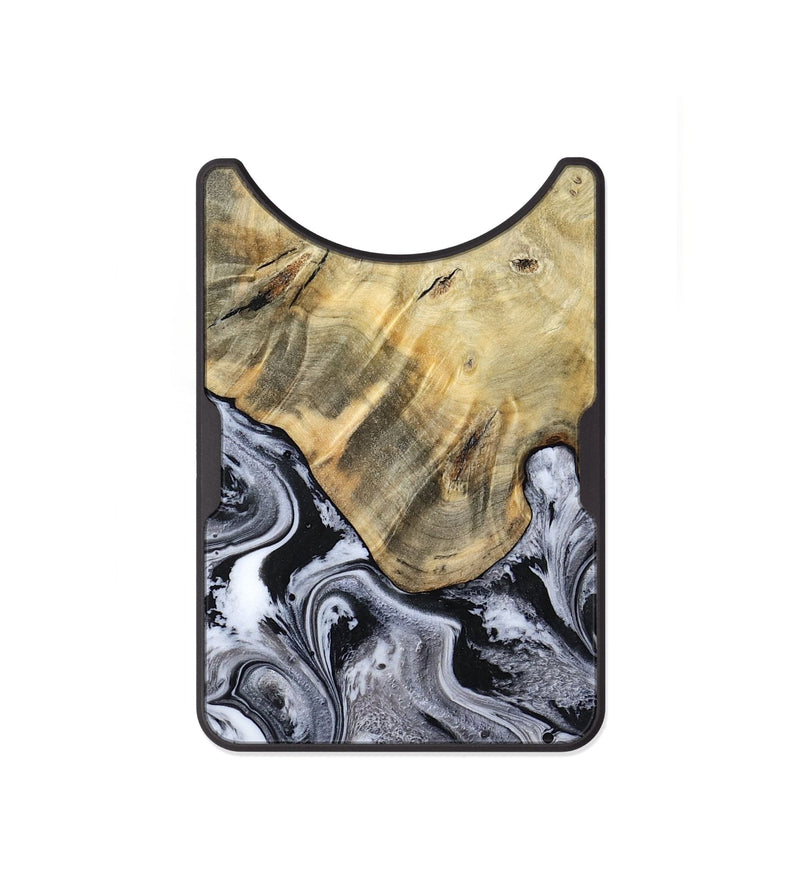 Alloy Wood Wallet - Lucca (Black & White, 791120)