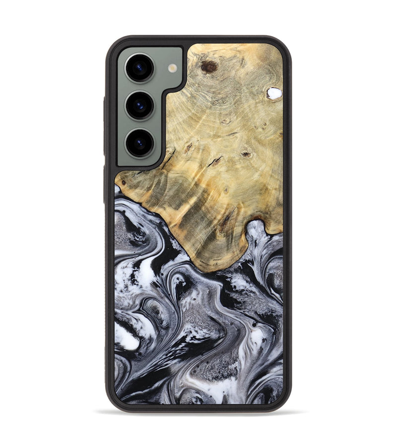 Galaxy S23 Plus Wood Phone Case - Lucca (Black & White, 791120)