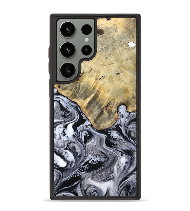 Galaxy S23 Ultra Wood Phone Case - Lucca (Black & White, 791120)