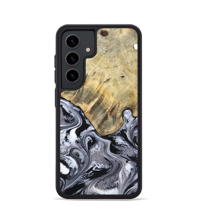 Galaxy S24 Wood Phone Case - Lucca (Black & White, 791120)