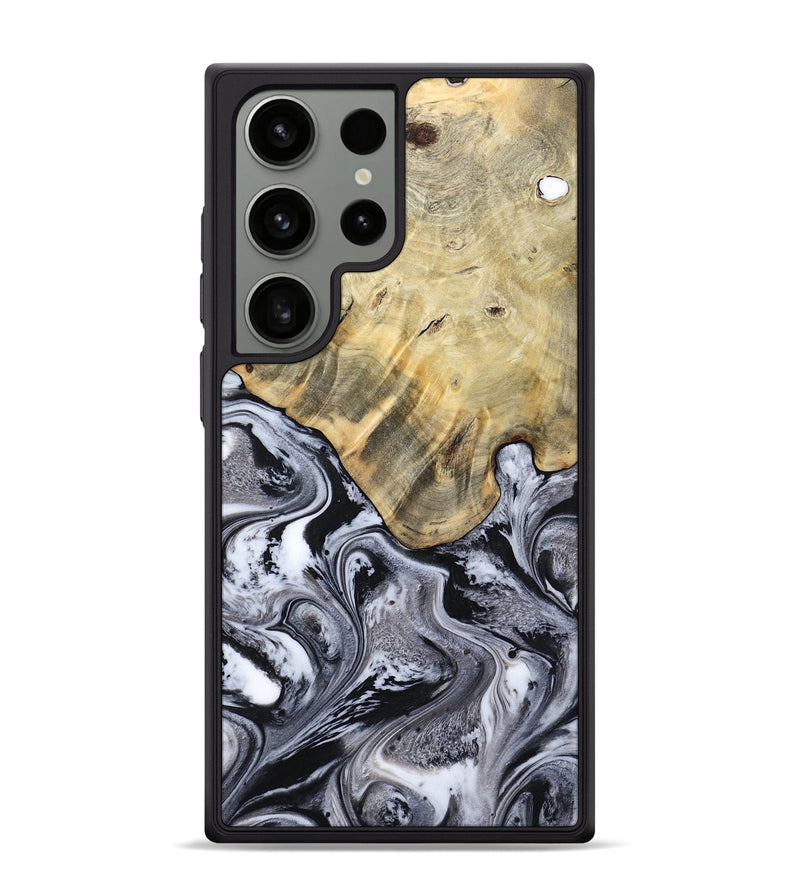 Galaxy S24 Ultra Wood Phone Case - Lucca (Black & White, 791120)