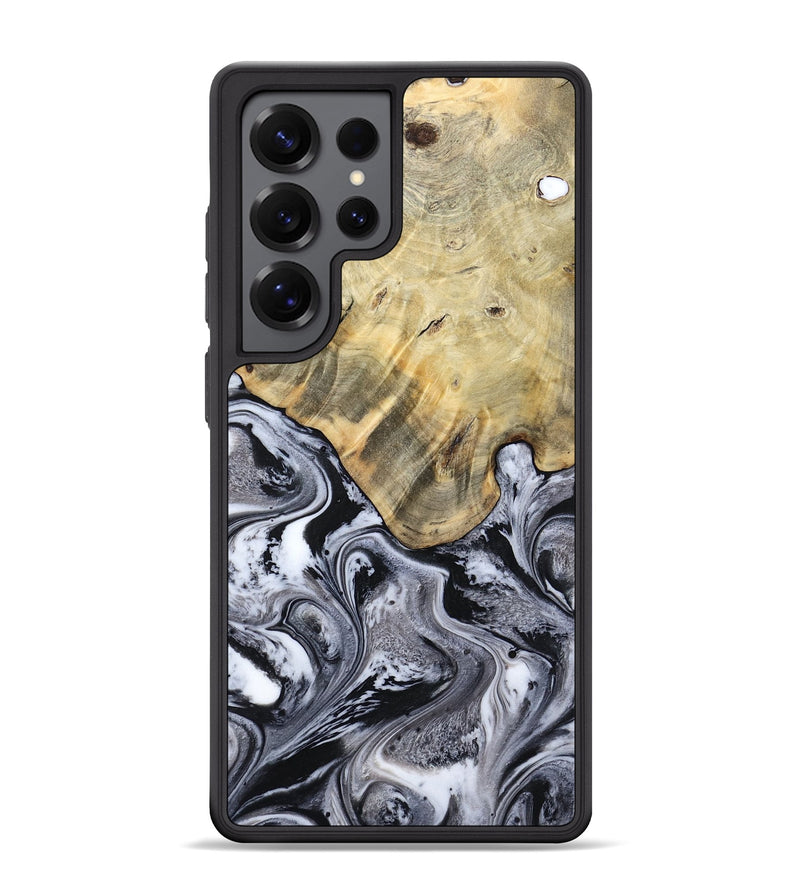 Galaxy S25 Ultra Wood Phone Case - Lucca (Black & White, 791120)