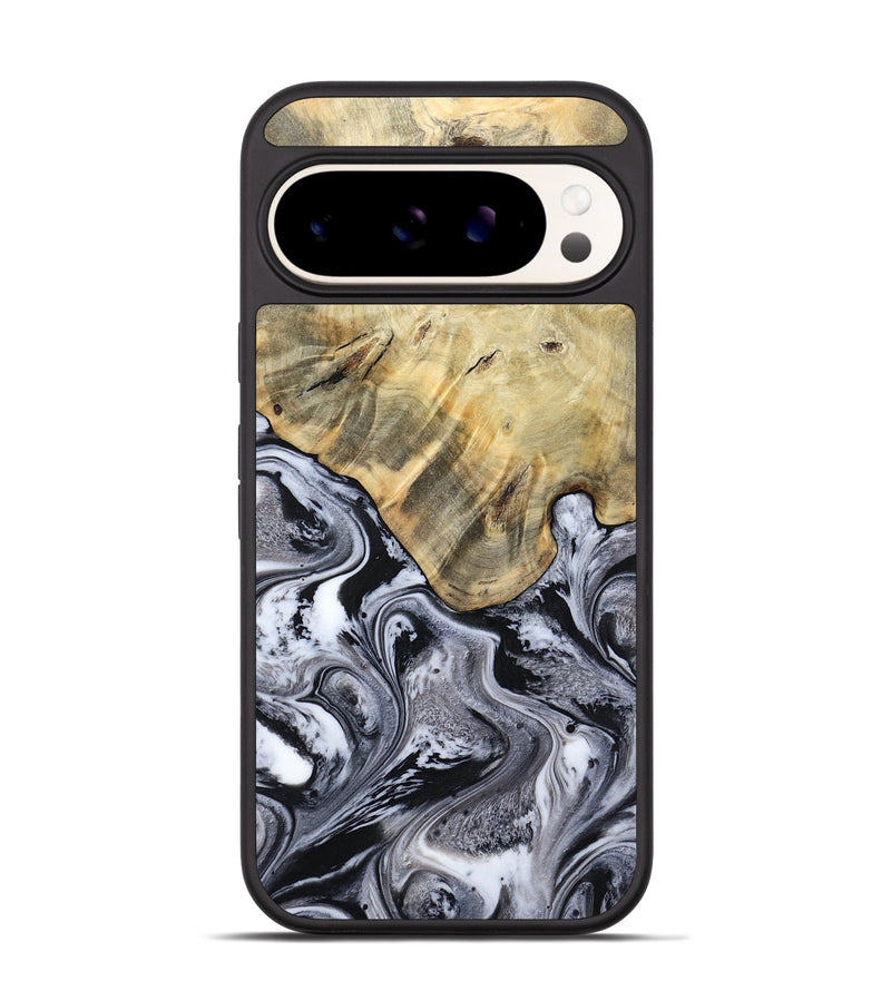 Pixel 9 Wood Phone Case - Lucca (Black & White, 791120)