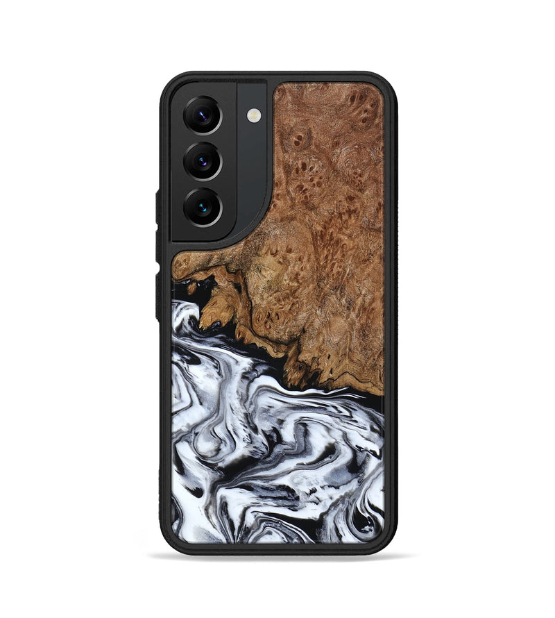 Galaxy S22 Wood Phone Case - Debi (Black & White, 791124)