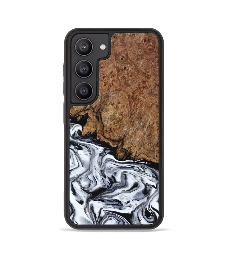 Galaxy S23 Wood Phone Case - Debi (Black & White, 791124)