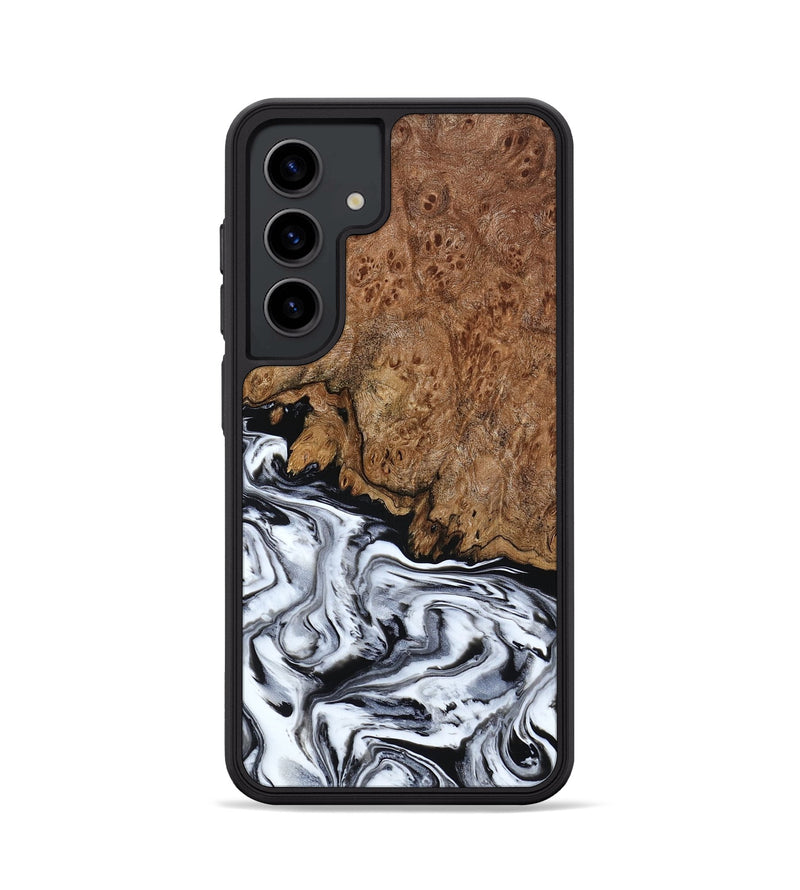 Galaxy S24 Wood Phone Case - Debi (Black & White, 791124)