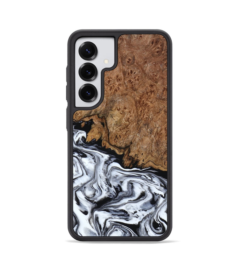 Galaxy S25 Wood Phone Case - Debi (Black & White, 791124)