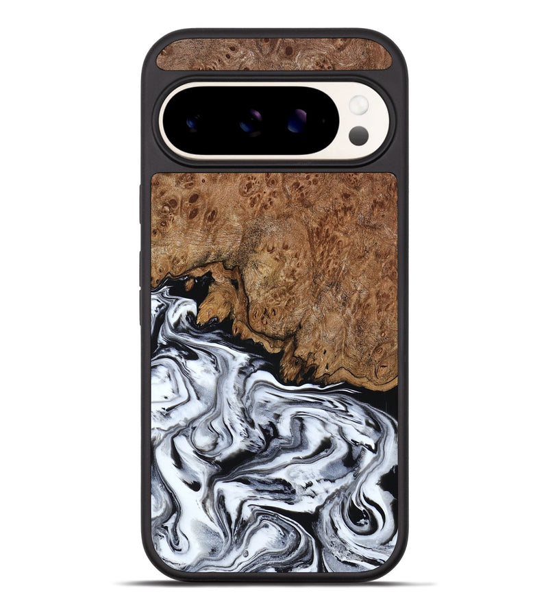 Pixel 9 Pro XL Wood Phone Case - Debi (Black & White, 791124)