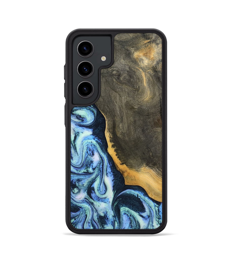 Galaxy S24 Wood Phone Case - Sanaa (Blue, 791130)