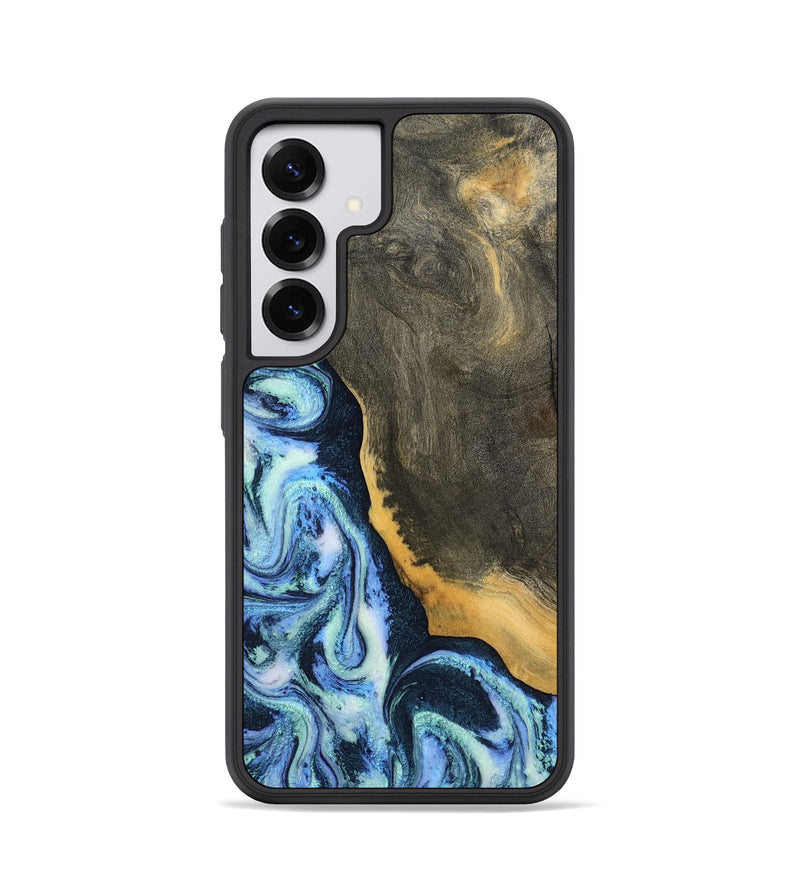 Galaxy S25 Wood Phone Case - Sanaa (Blue, 791130)